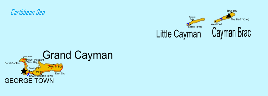 Cayman Islands Map